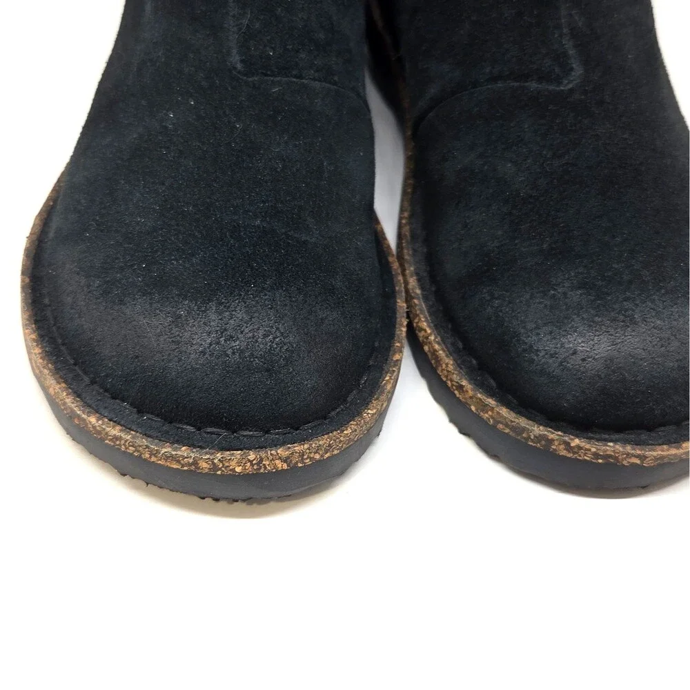 Birkenstock Ankle Zip Black  Boots Womens Size 39 US 8
